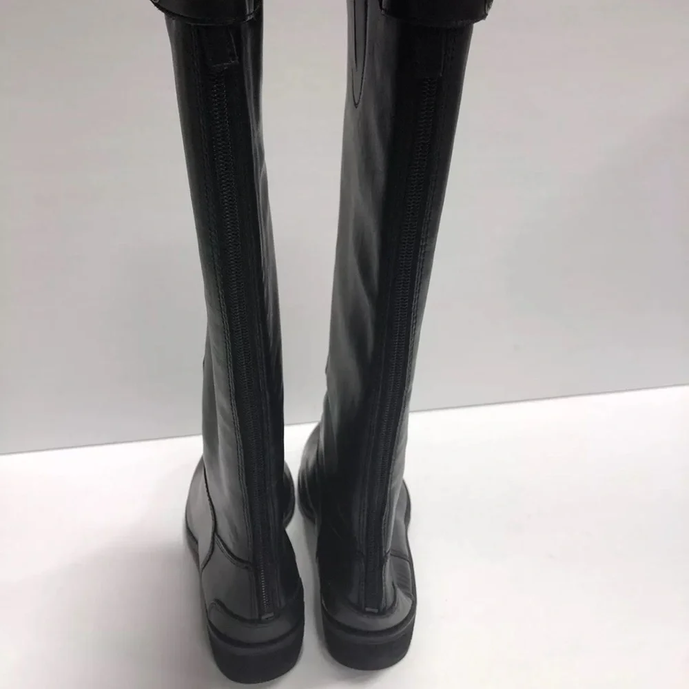 Sam Edelman Women’s Penny, Black Leather Boots, Size 5M